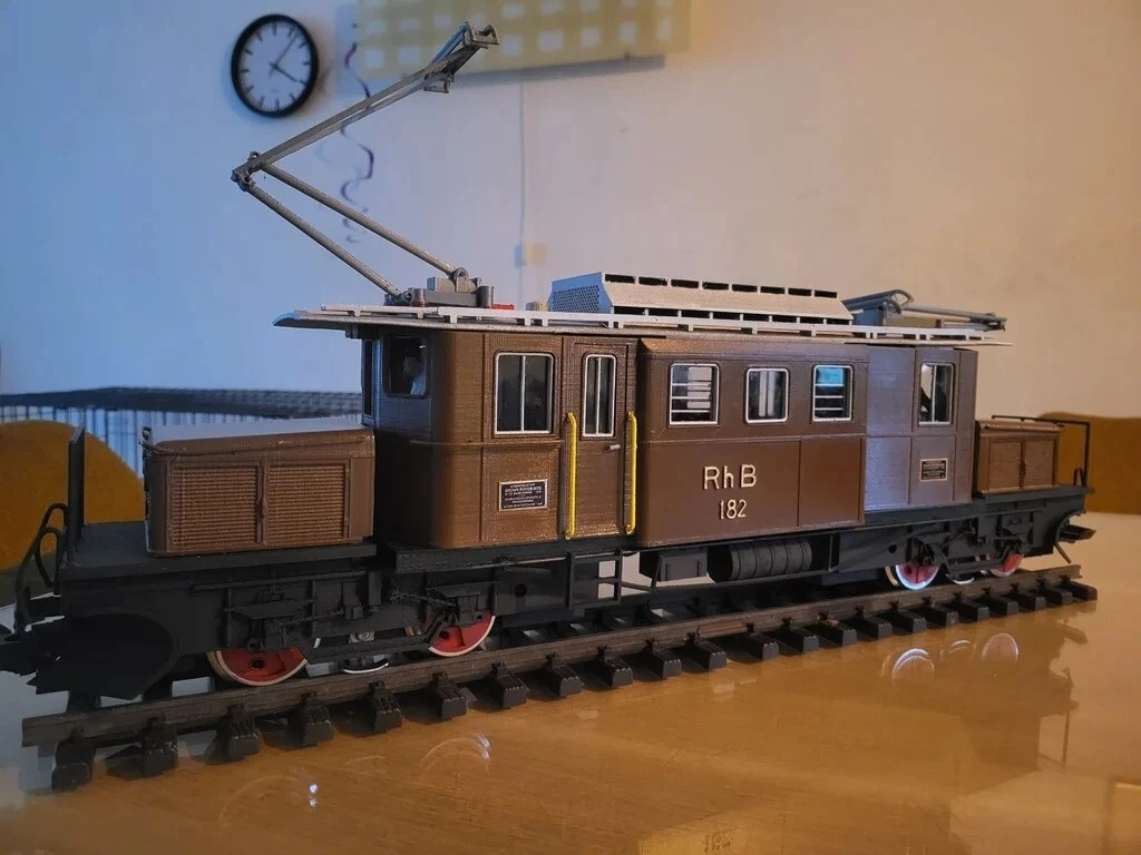 RhB Bernina Crocodile 3D Printed Model Kit